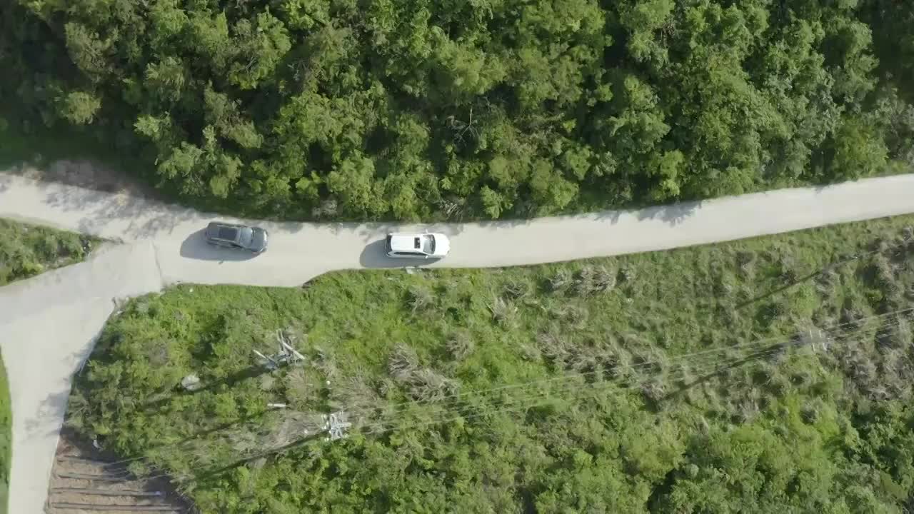 航拍湖南湘西羊峰山盘山公路log素材视频素材