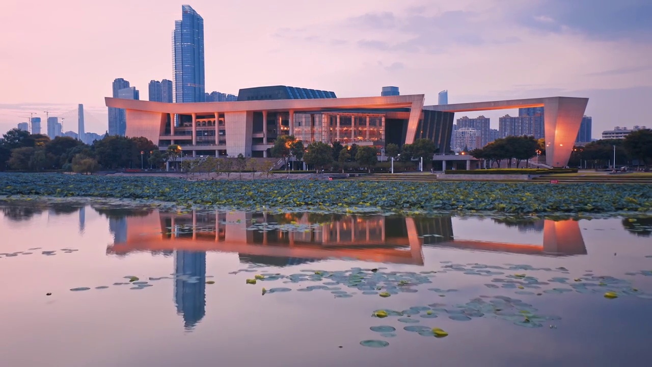 湖北武汉城市风光航拍视频视频素材