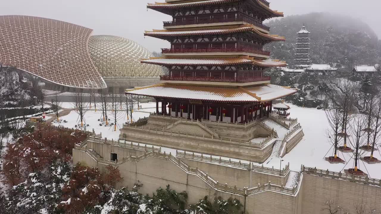 牛首圣境视频素材