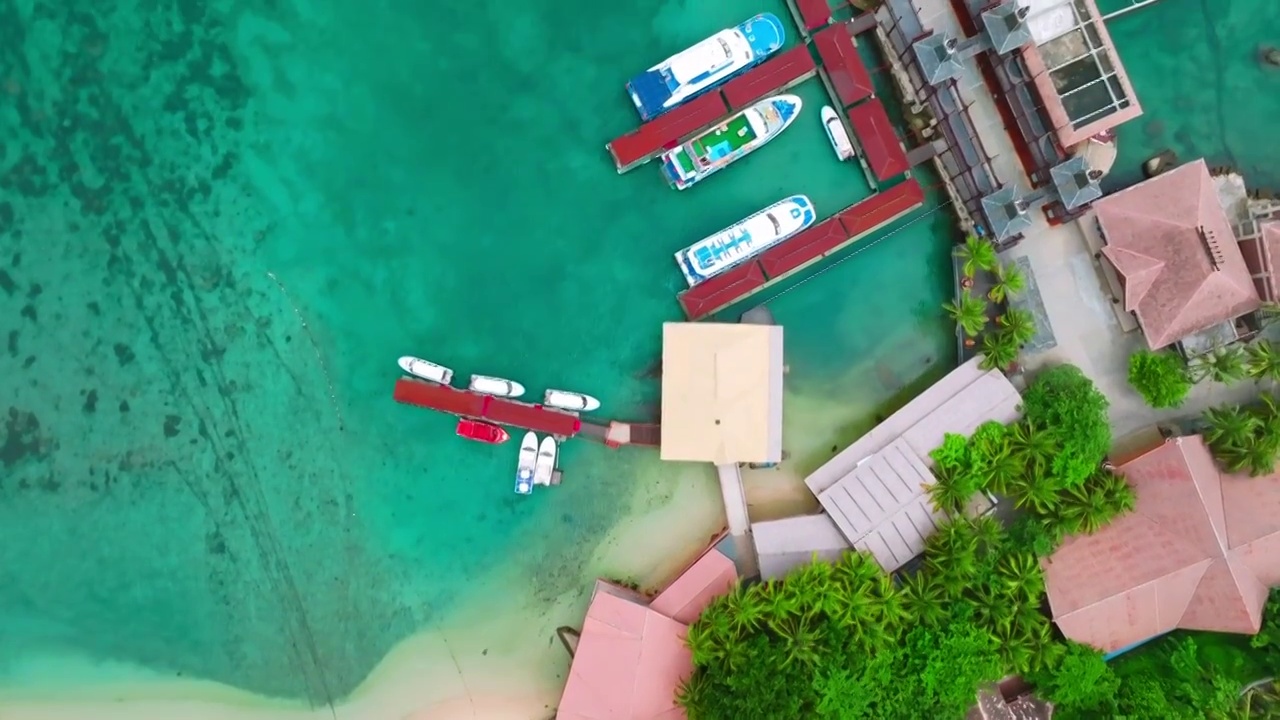 海南陵水分界洲岛旅游区视频素材