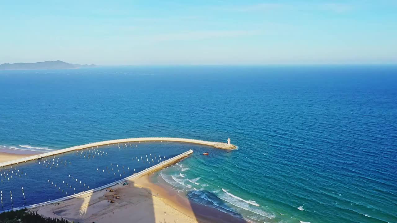 海南陵水清水湾航拍视频素材