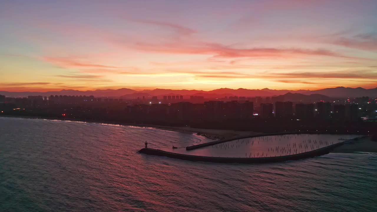 海南陵水清水湾航拍视频素材