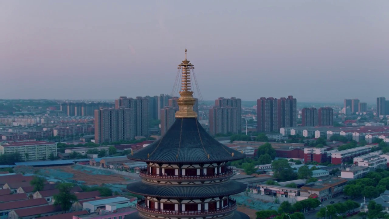 航拍洛阳视频素材画面1
