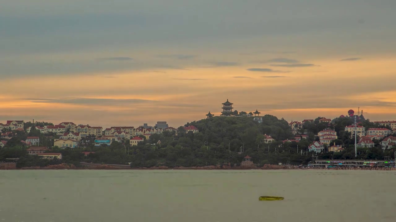 夕阳晚霞视频素材