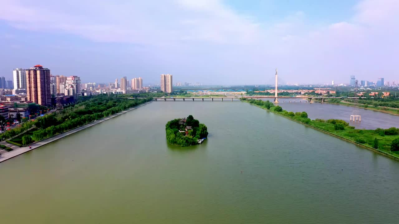 甘肃兰州黄河大桥视频素材