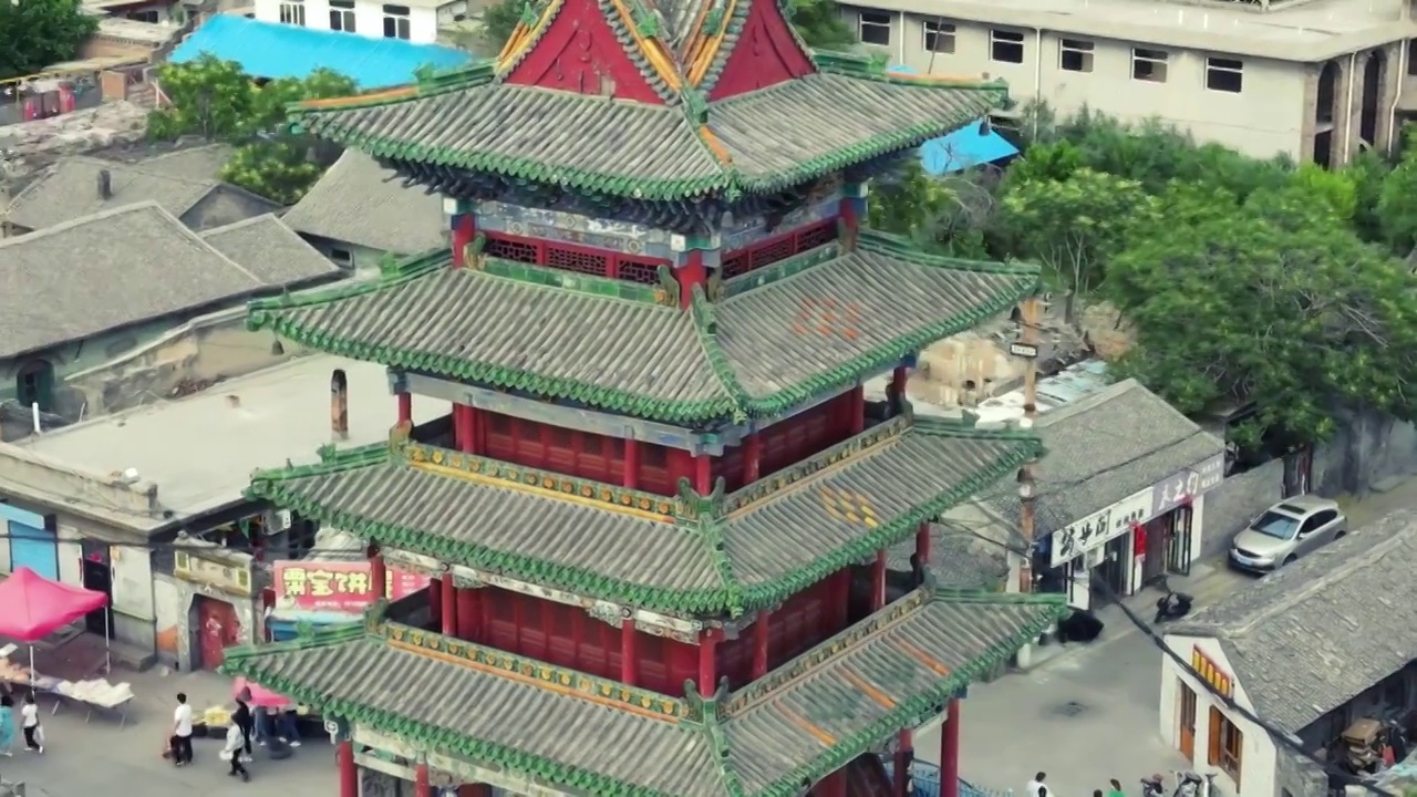 中阳楼视频素材画面2