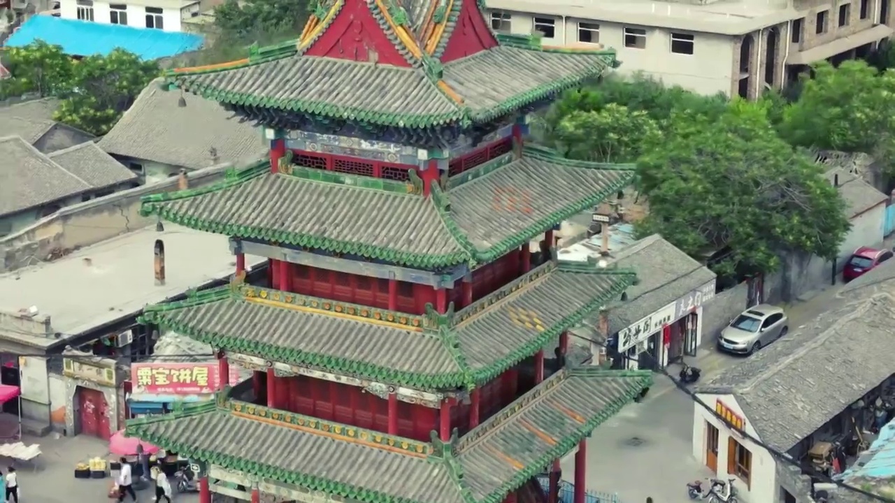 中阳楼视频素材画面3