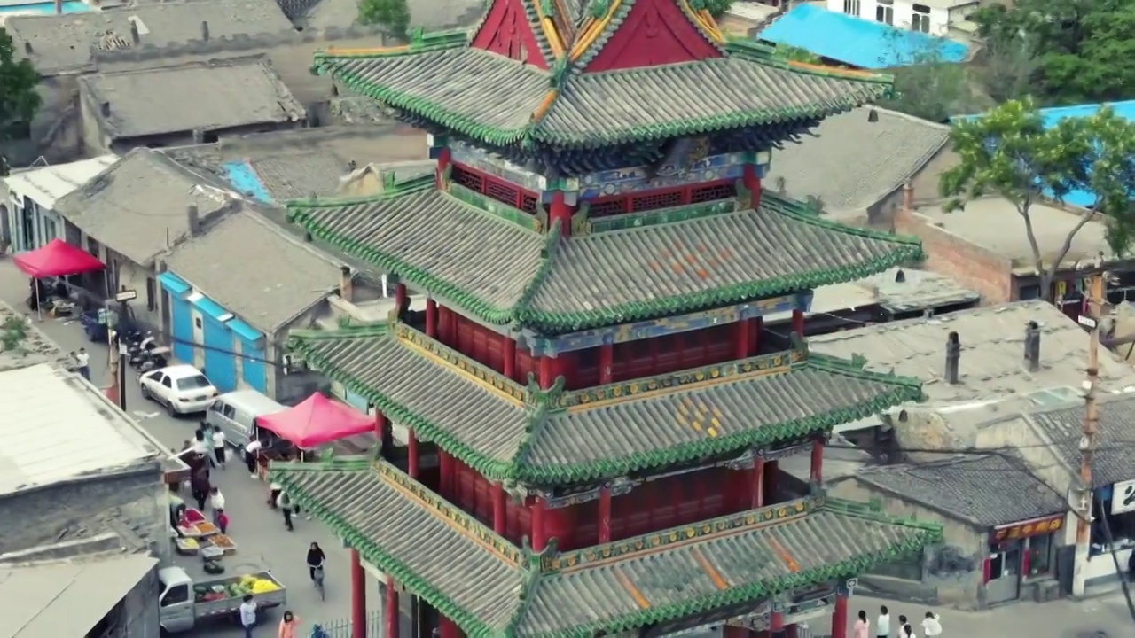中阳楼视频素材画面4