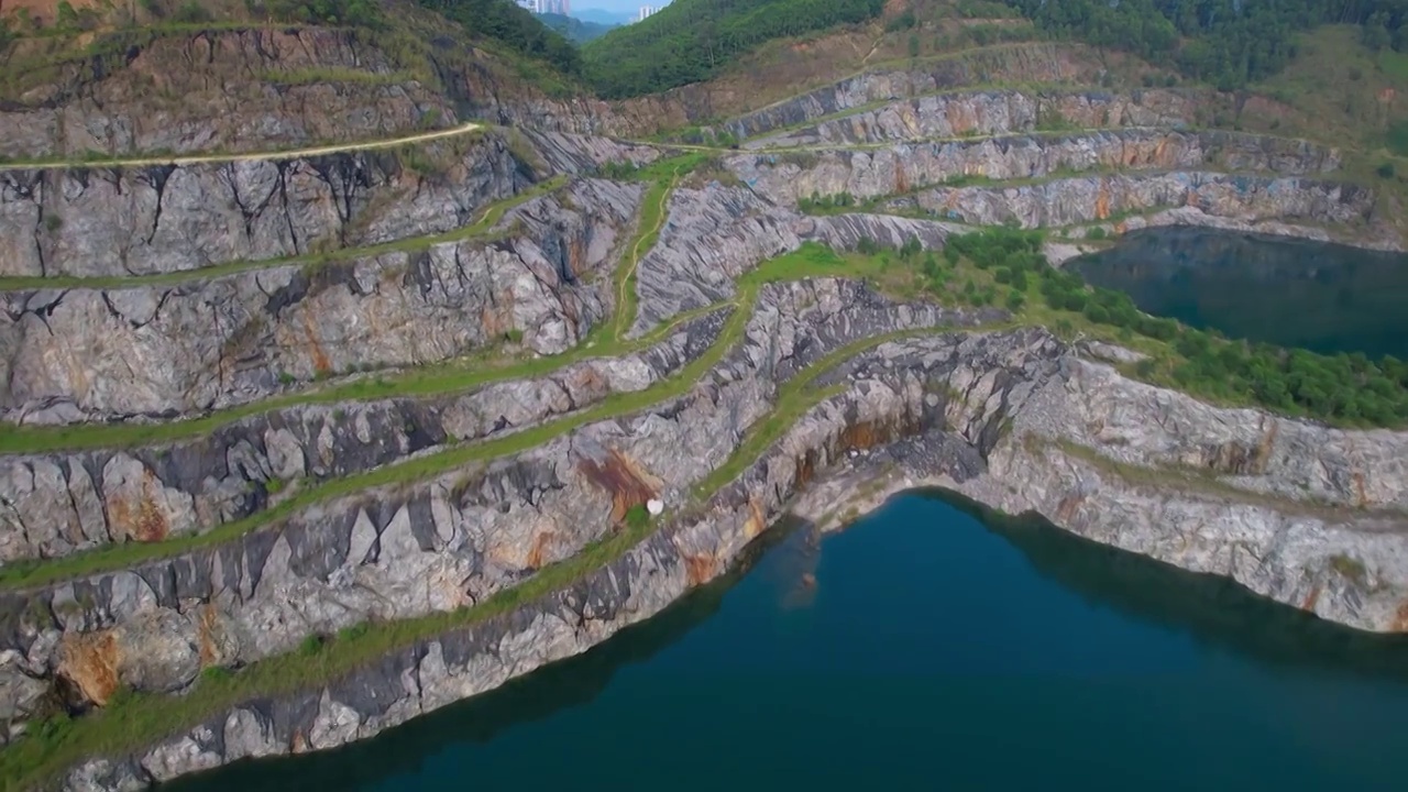 广州油麻山天坑视频素材