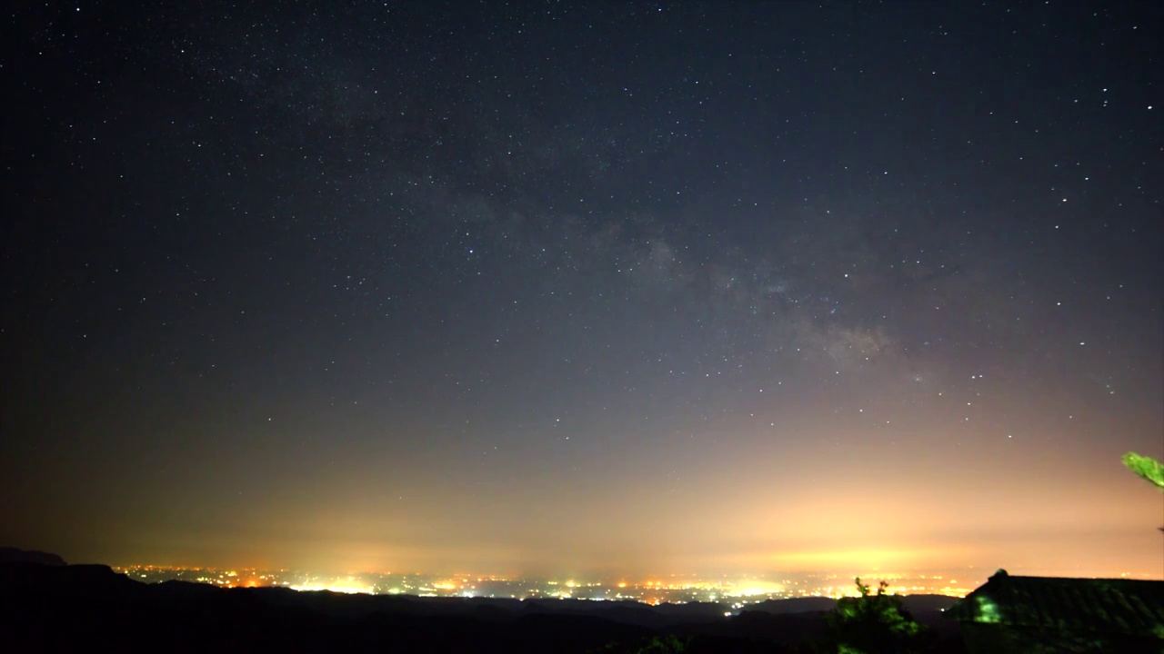 星空延时视频素材