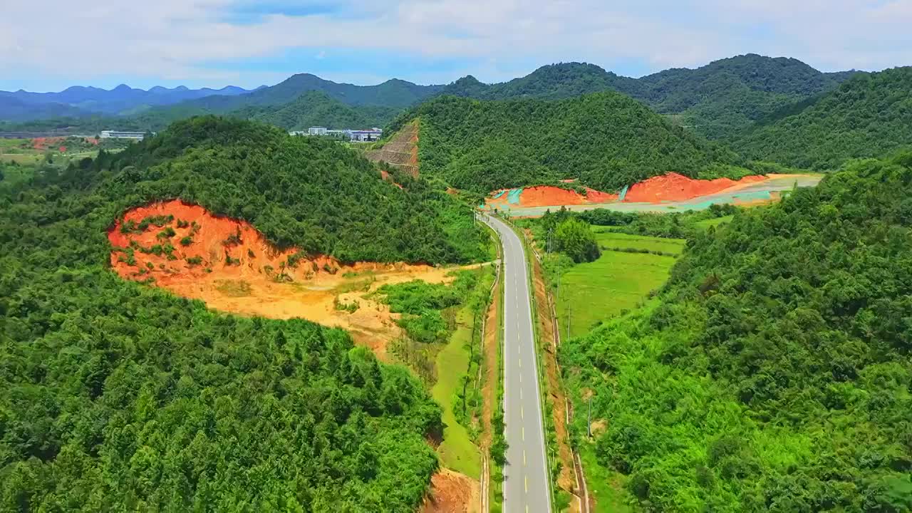 乡村道路视频素材