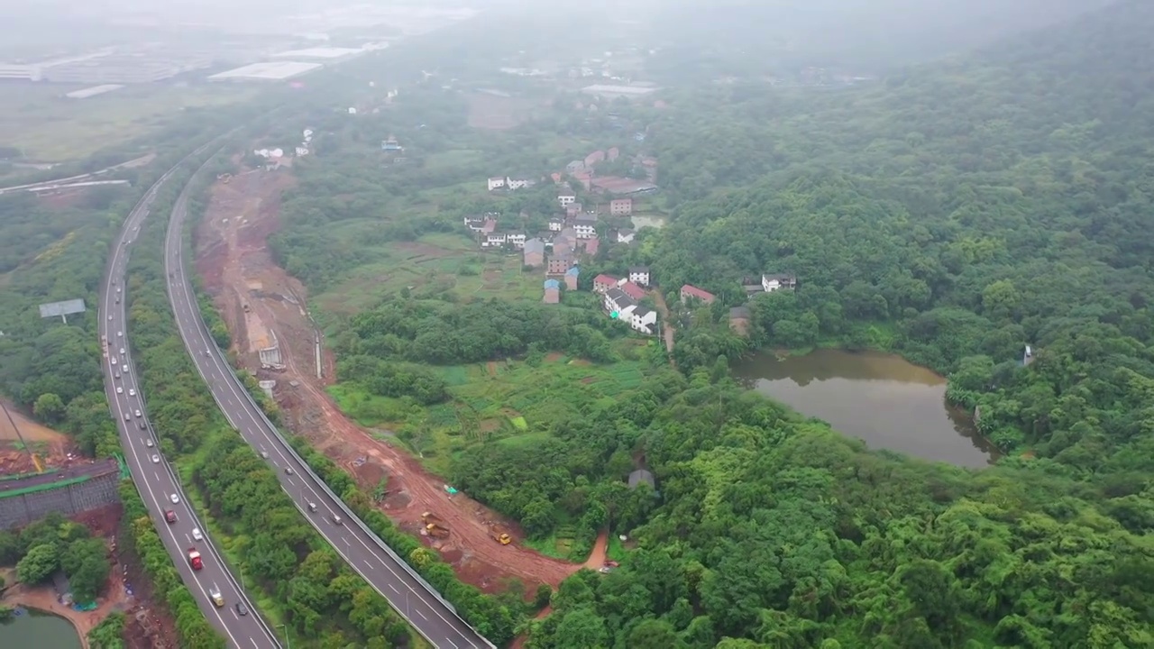 重庆九龙坡白市驿交通公路视频素材