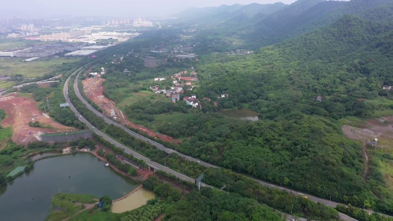 重庆九龙坡白市驿公路乡村视频素材