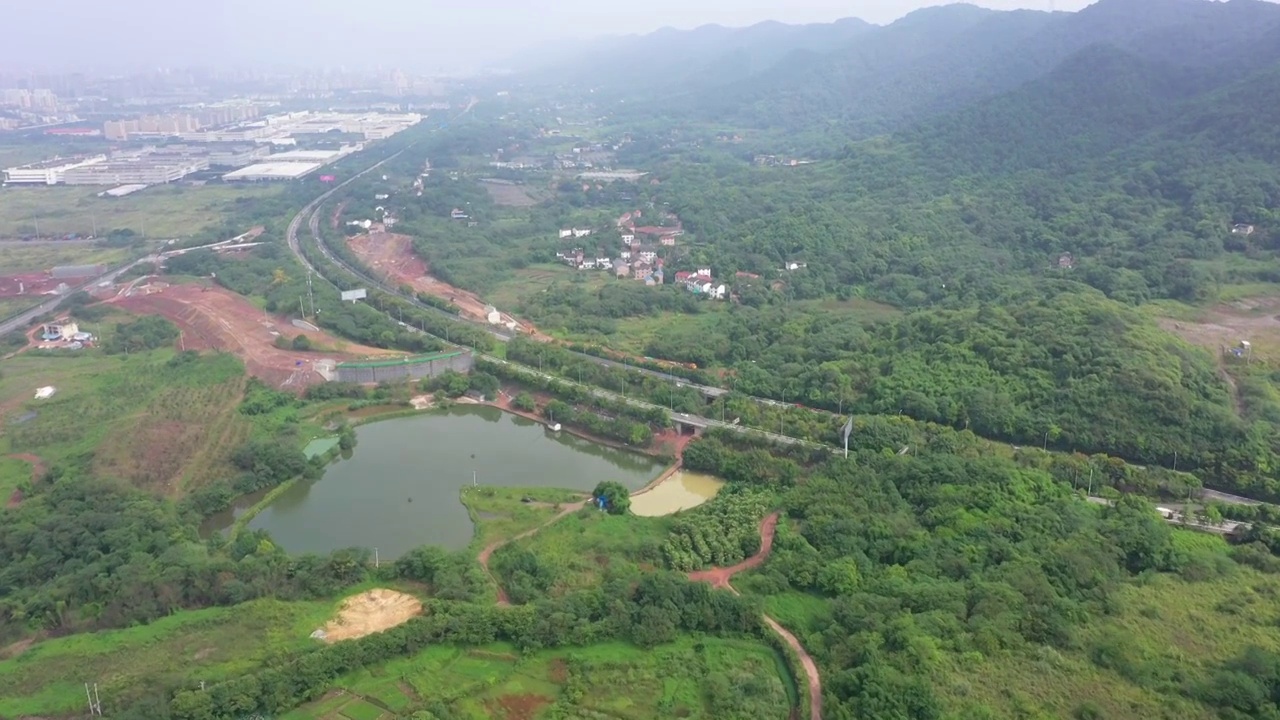 重庆九龙坡白市驿乡村田园视频素材