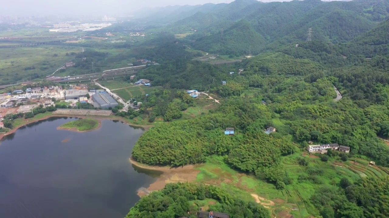 重庆九龙坡白市驿乡村田园视频素材