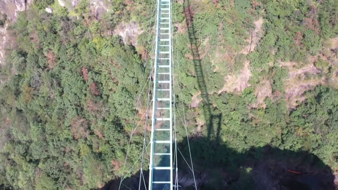 天台山龙穿峡视频素材