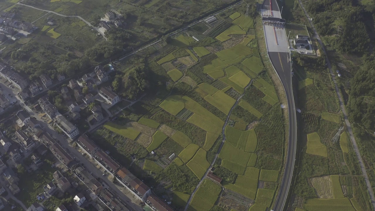 台州括苍山航拍视频素材