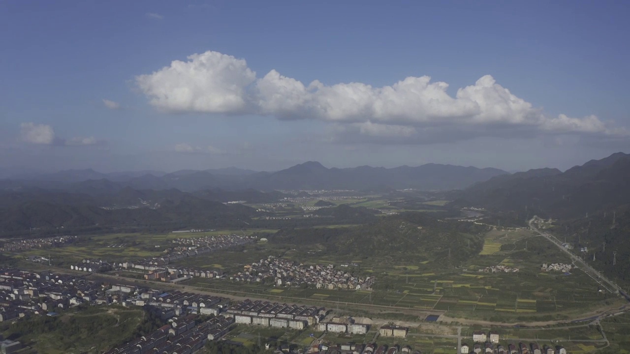 台州括苍山航拍视频素材