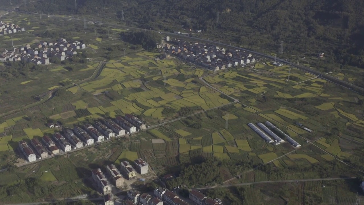 台州括苍山航拍视频素材