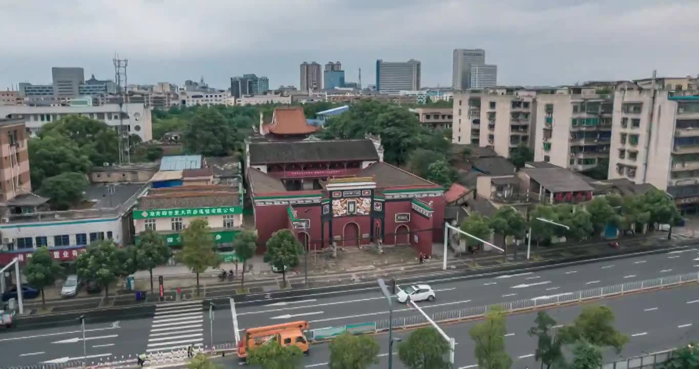 湘潭关圣殿视频素材画面1
