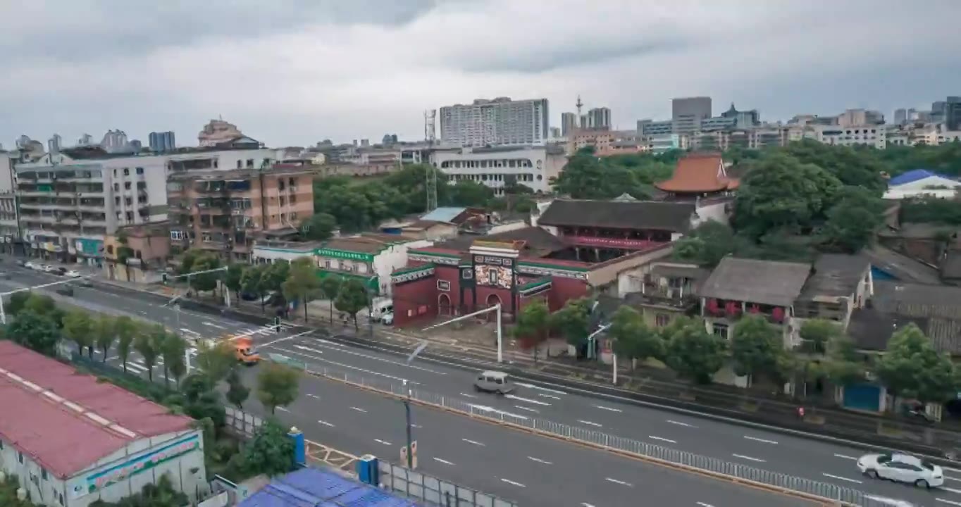 湘潭关圣殿视频素材画面4