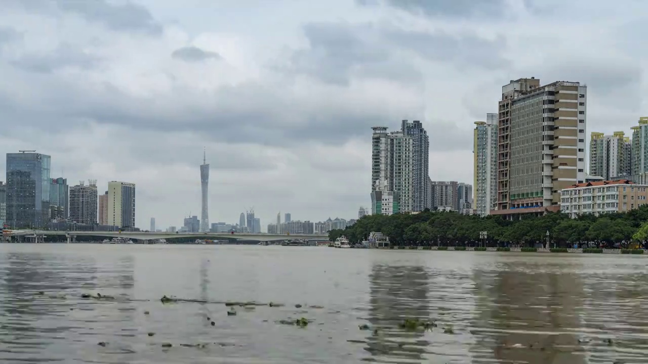 广州珠江景色视频素材