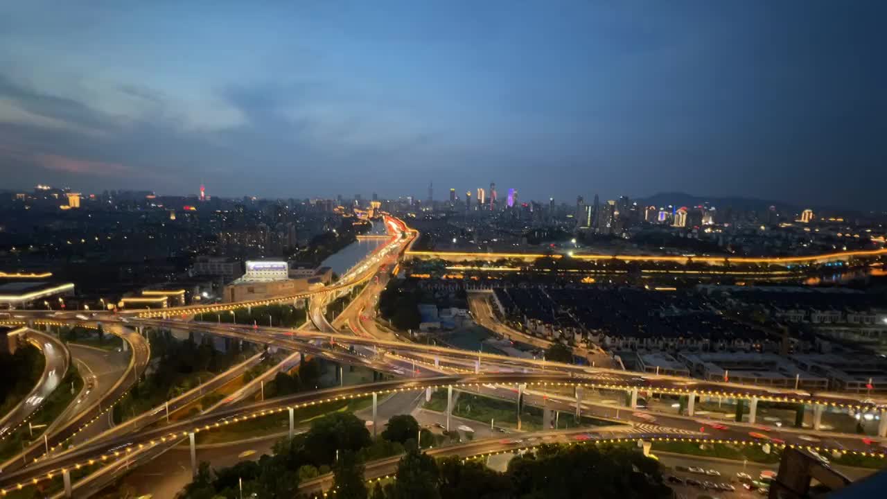 车轨夜景视频素材