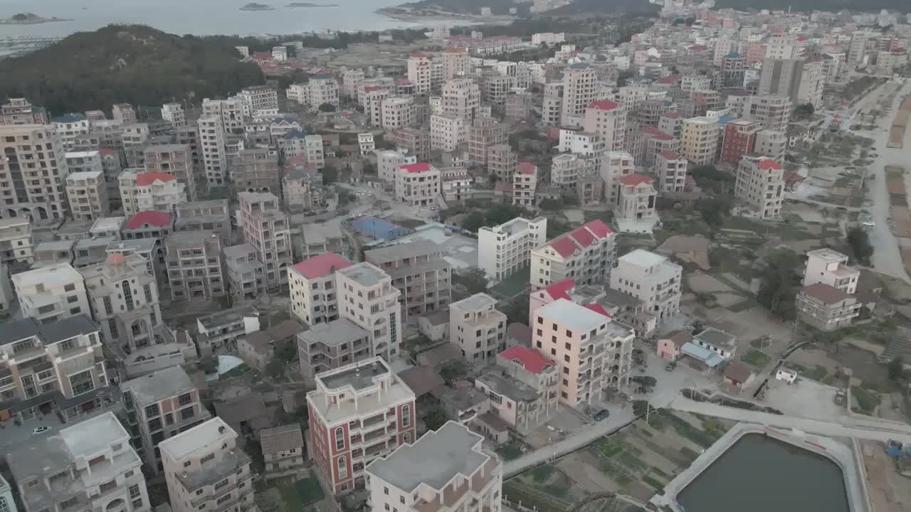 航拍莆田秀屿湄洲岛北岸视频素材