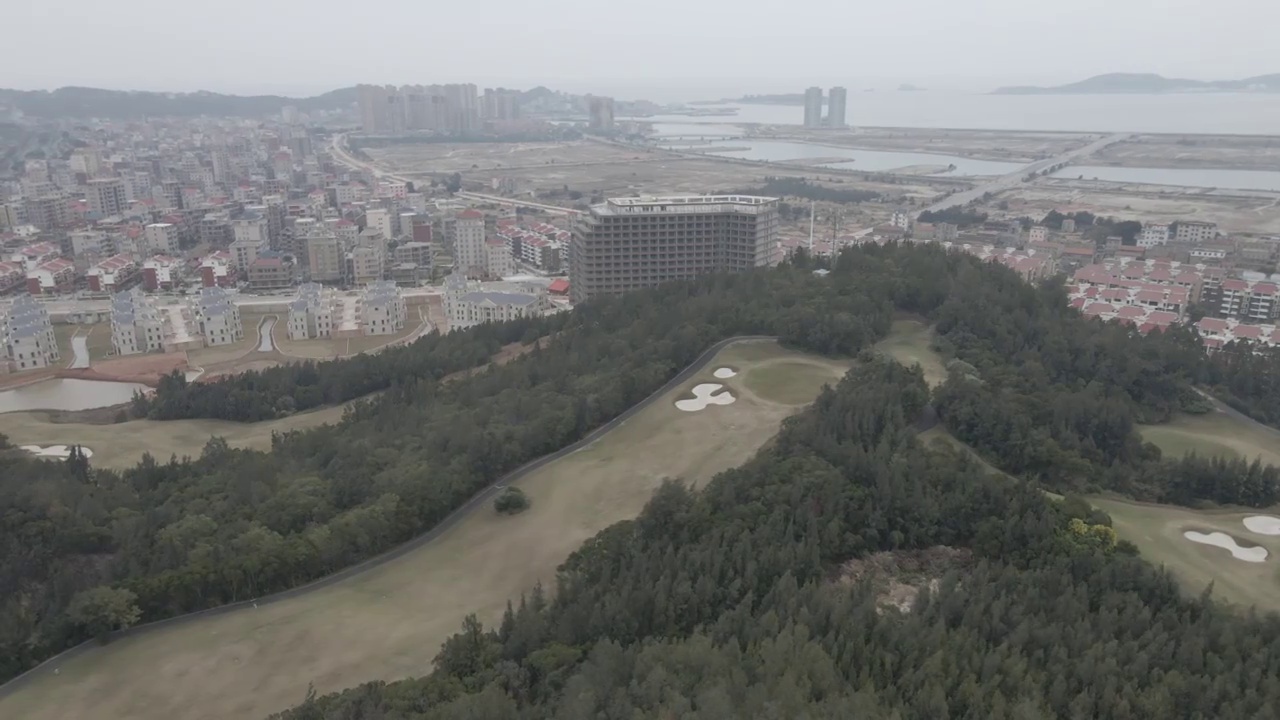 航拍莆田秀屿湄洲岛北岸视频素材