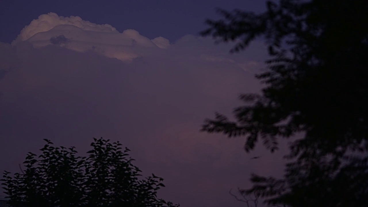 积雨云闪电视频素材