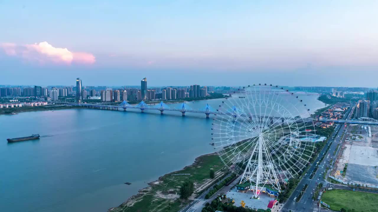 江西南昌城市景观视频素材