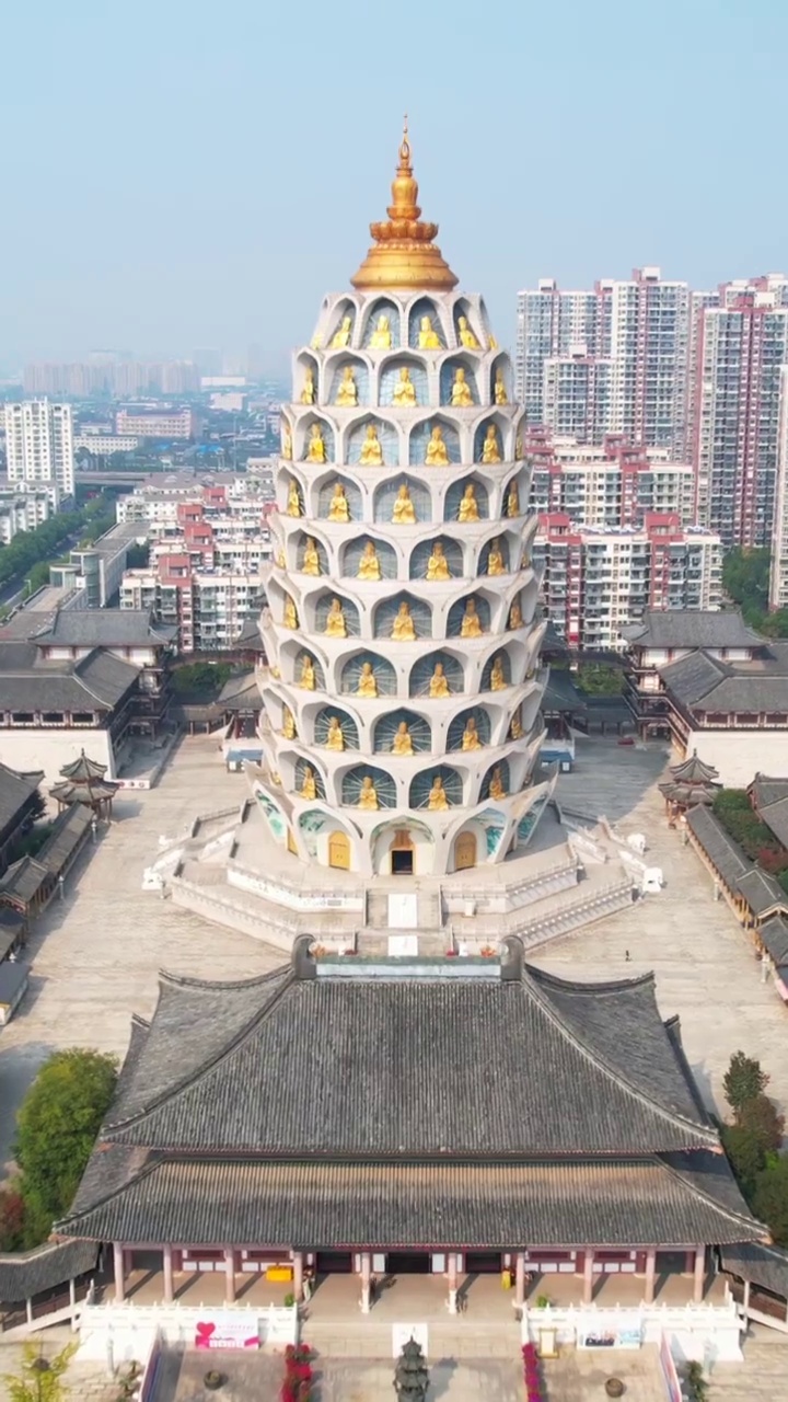 江苏省常州市宝林禅寺视频素材