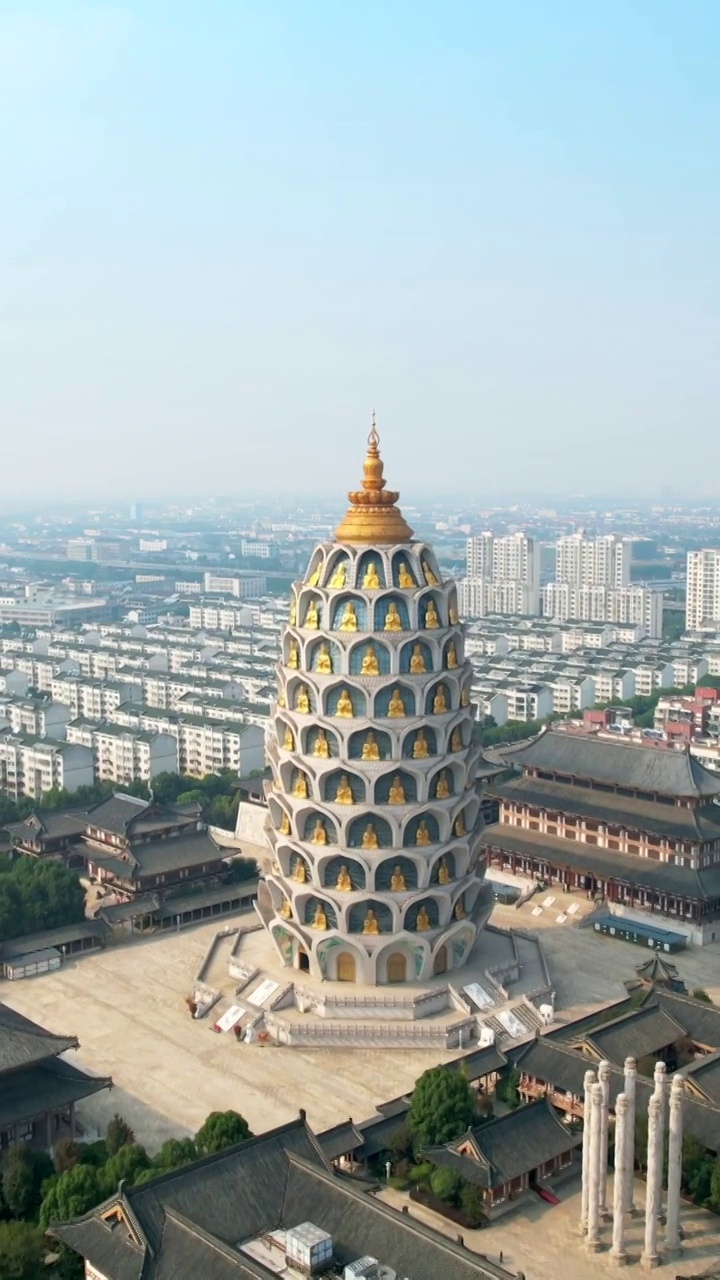 江苏省常州市宝林禅寺视频素材