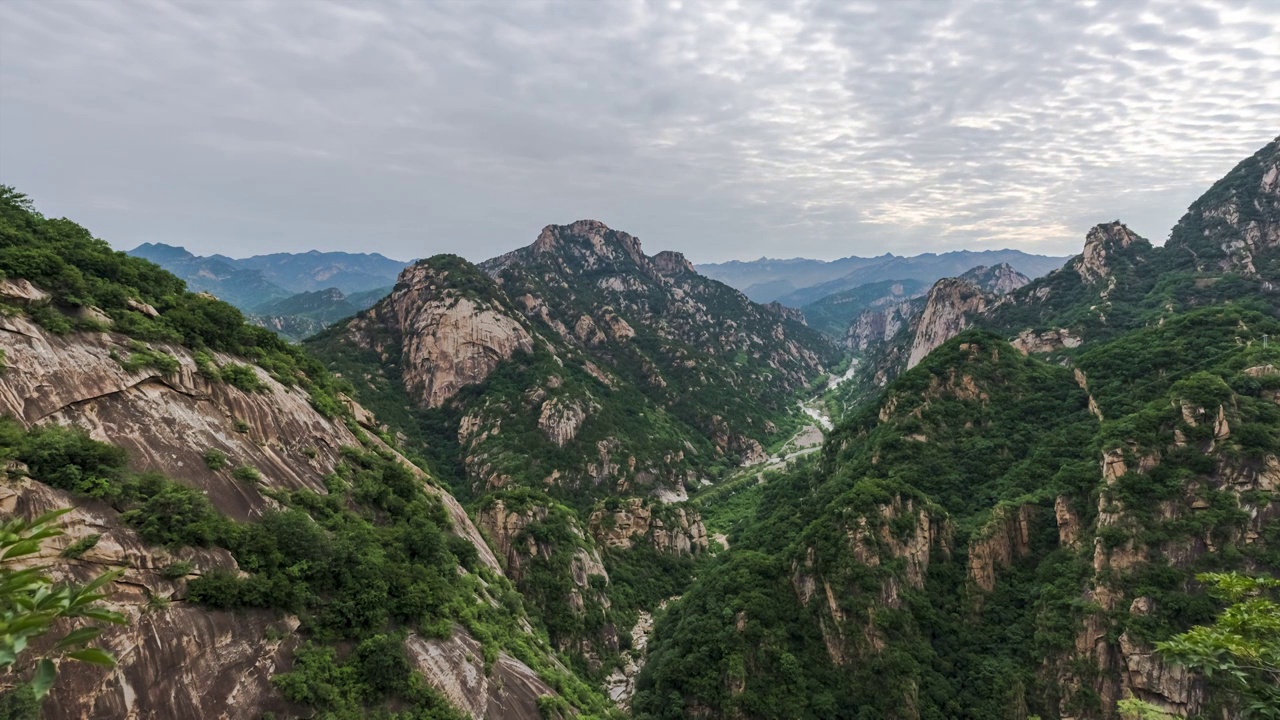 白河峡谷云梦仙境视频素材