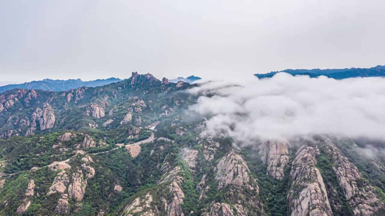 青岛崂山云海视频素材