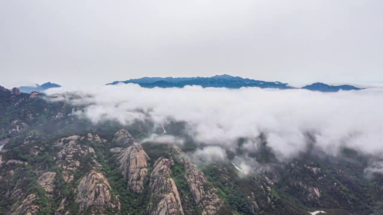 青岛崂山云海视频素材