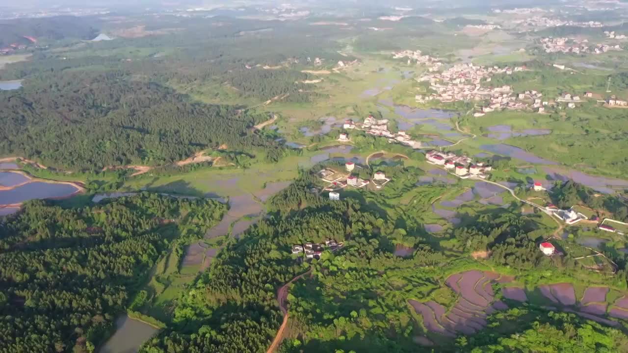 江南水乡乡村视频素材