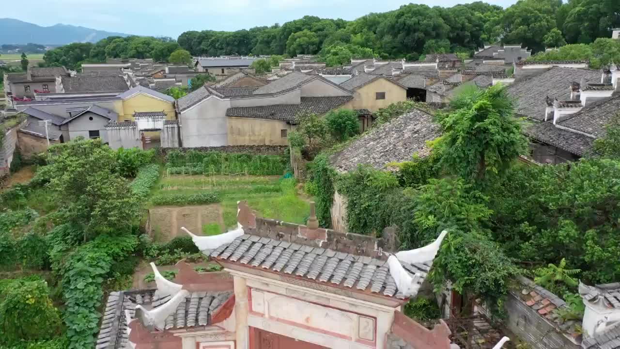 燕坊古村视频素材