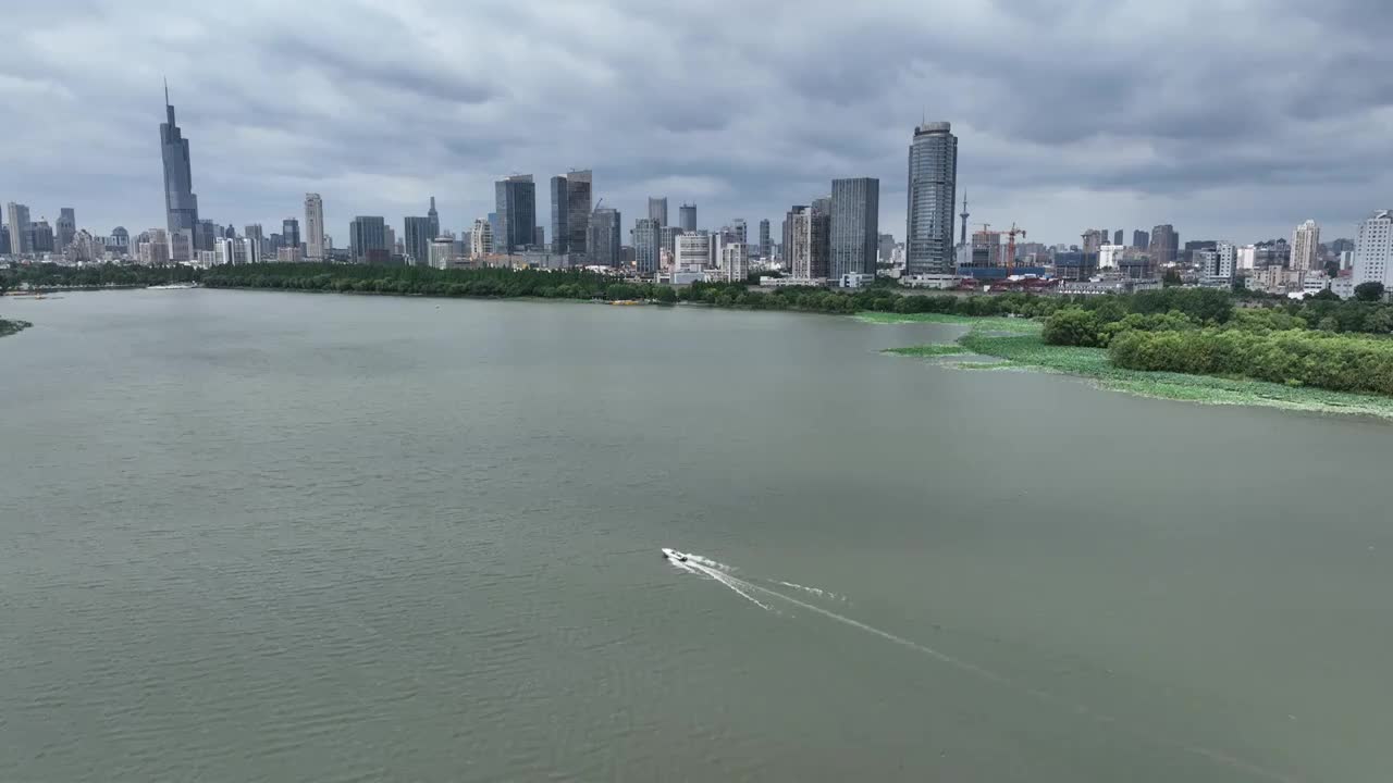 南京玄武湖夏季风光视频素材