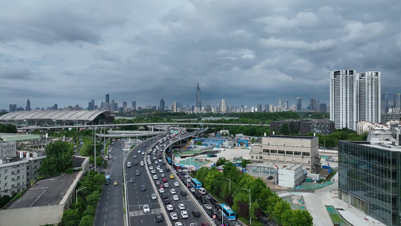 南京都市风景视频素材