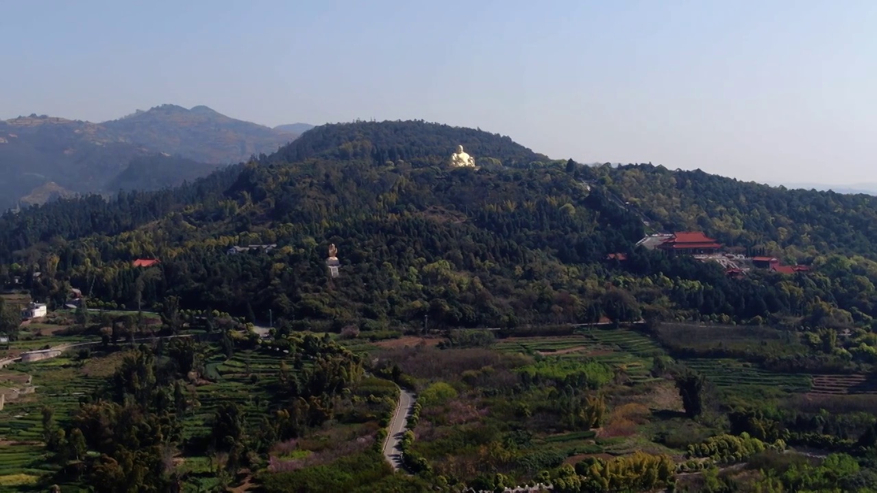 弥勒锦屏后海视频素材