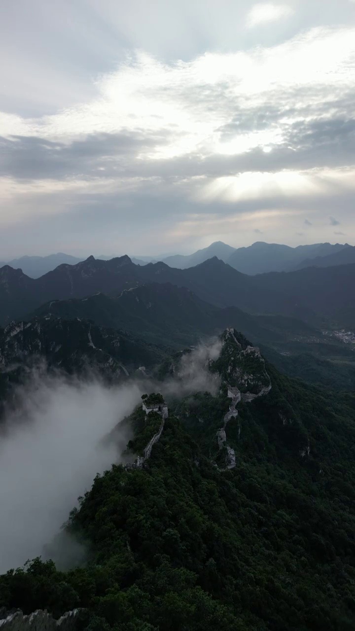 北京箭扣长城视频素材