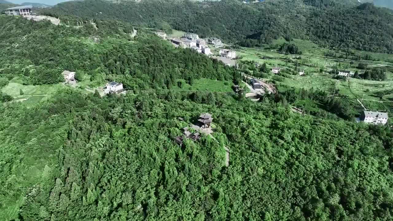 重庆白马山景区航拍视频视频素材