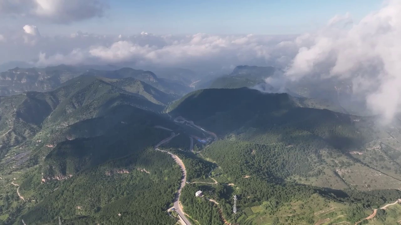 巍巍太行山视频素材