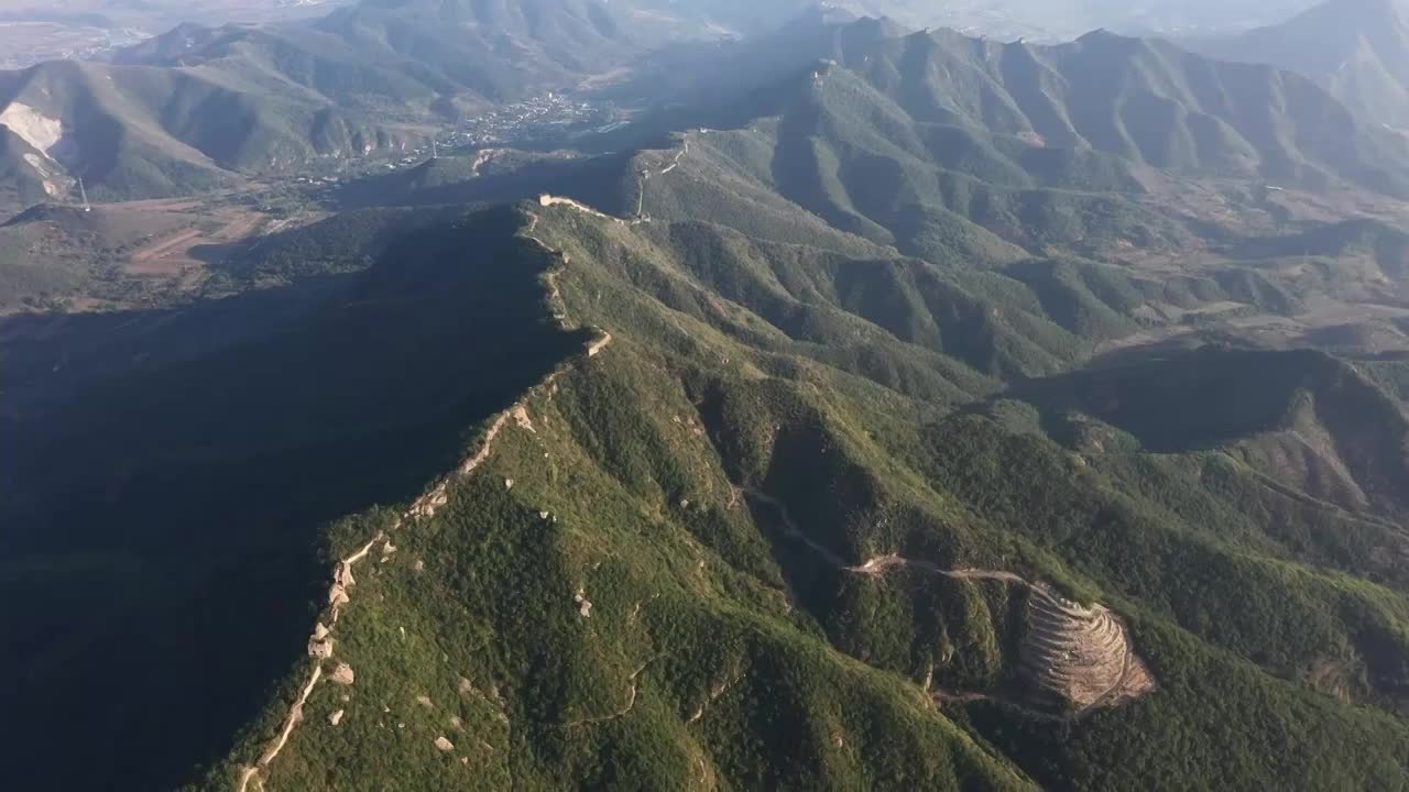 河北省秦皇岛板厂峪长城视频视频素材