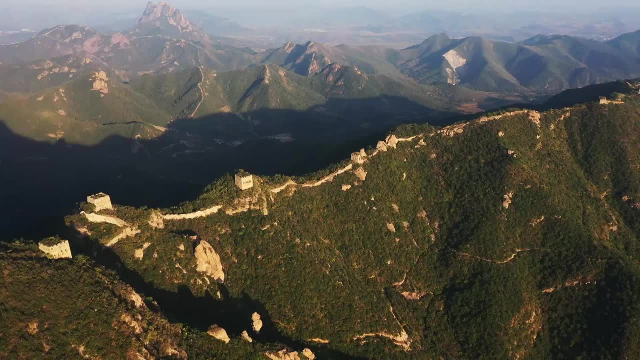 河北省秦皇岛板厂峪长城视频视频素材