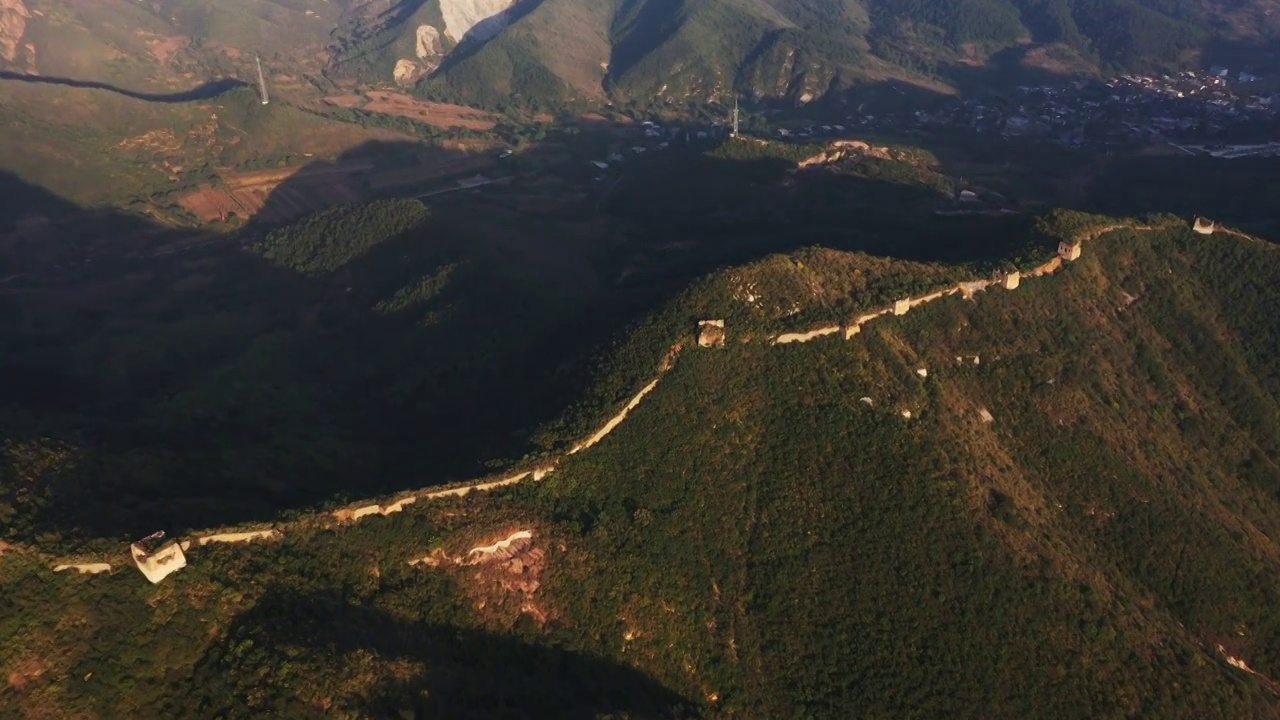 河北省秦皇岛板厂峪长城视频视频素材