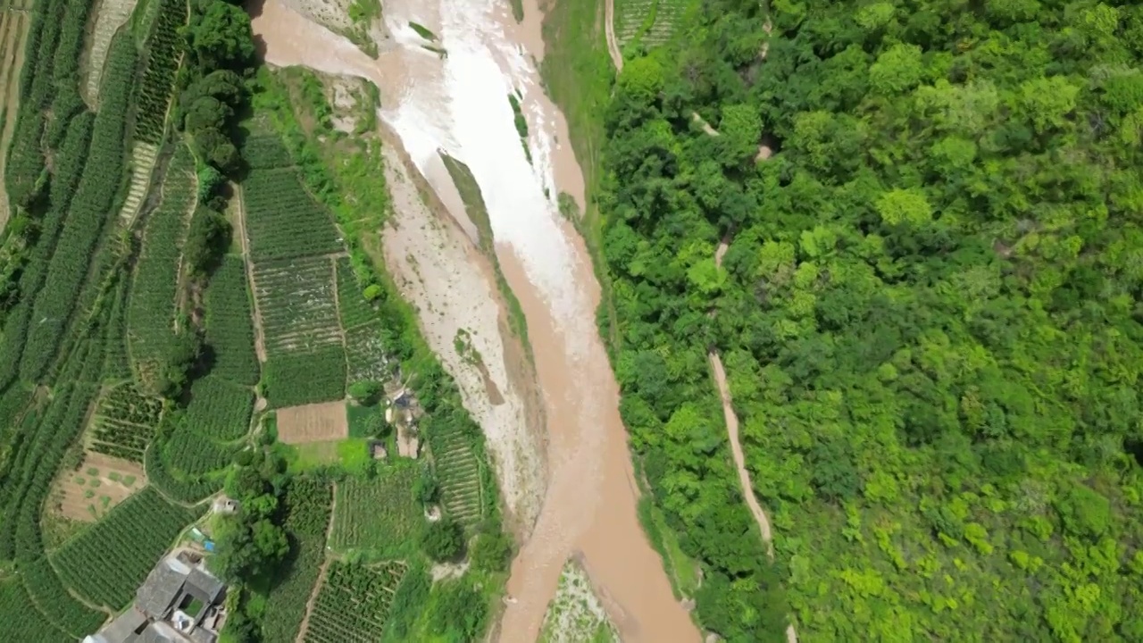 云南省红河州石屏县河谷风光视频素材