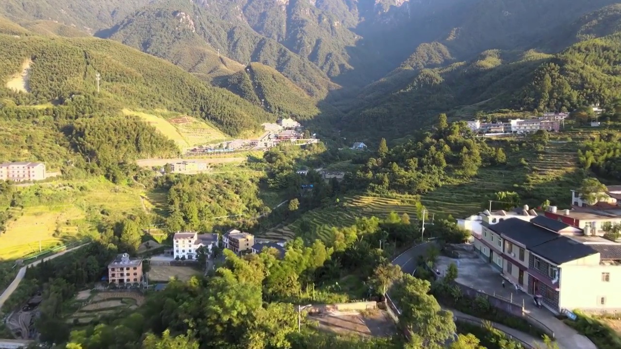 江西萍乡武功山景区航拍视频素材