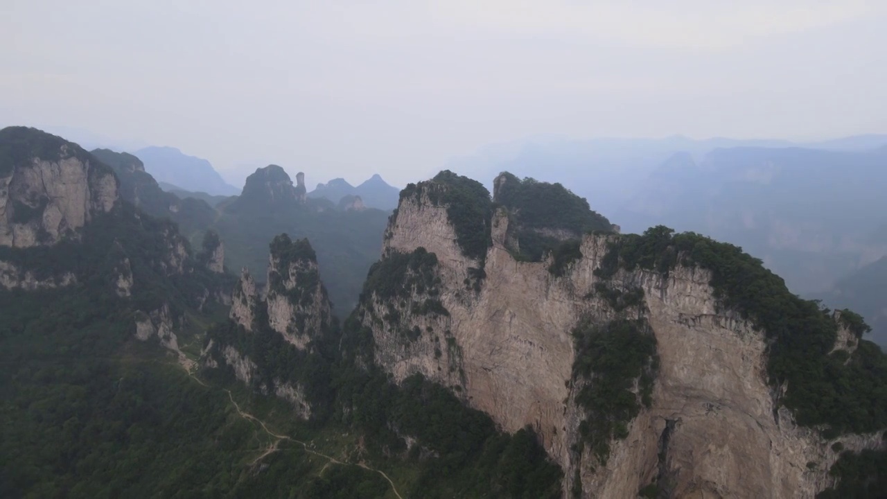 山西晋城陵川王莽岭景区视频素材